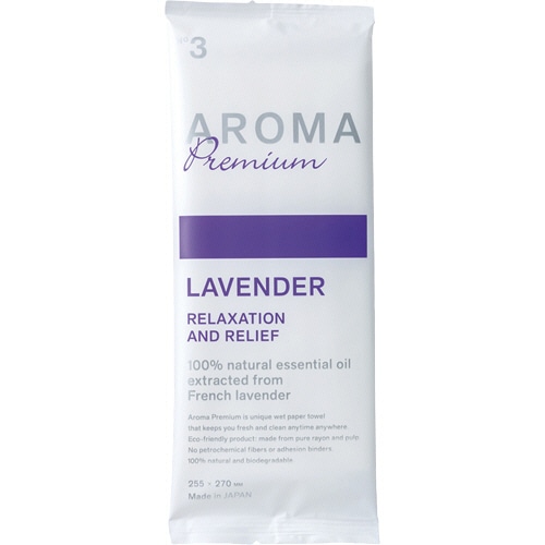 FSX 紙おしぼり アロマプレミアム ラベンダー 1パック(100枚)