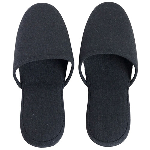 オカザキ　リビングスリッパ　ブラック　１足