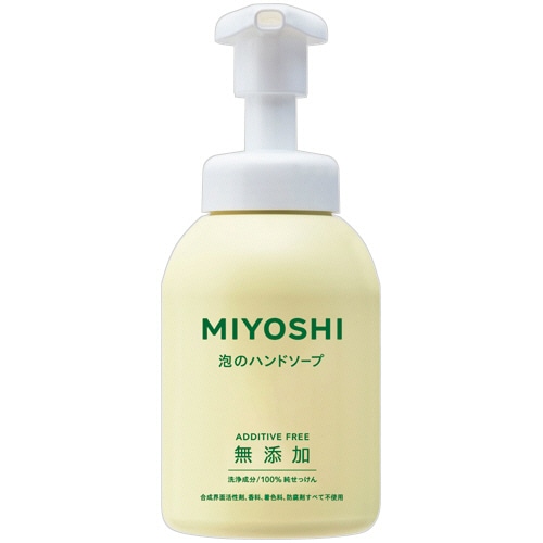 ミヨシ石鹸 無添加せっけん 泡のハンドソープ 本体 350mL 1本
