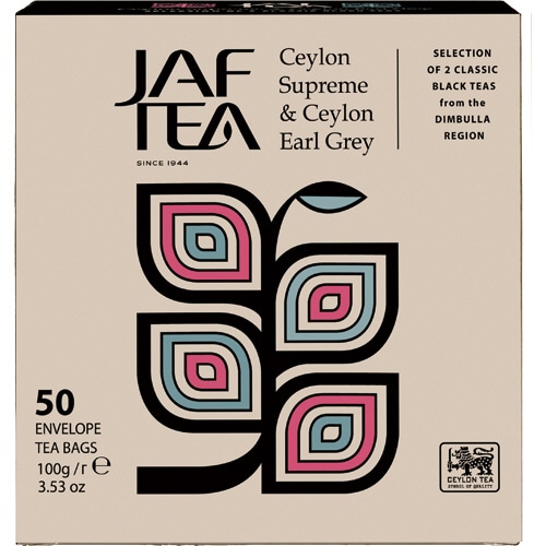 セイロンファミリー JAFTEA セイロン シュプリーム&セイロン アールグレイ 1箱(50バッグ)