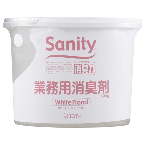 エステー サニティー 業務用消臭剤 タンクタイプ ホワイトフローラル 本体 500g 1個