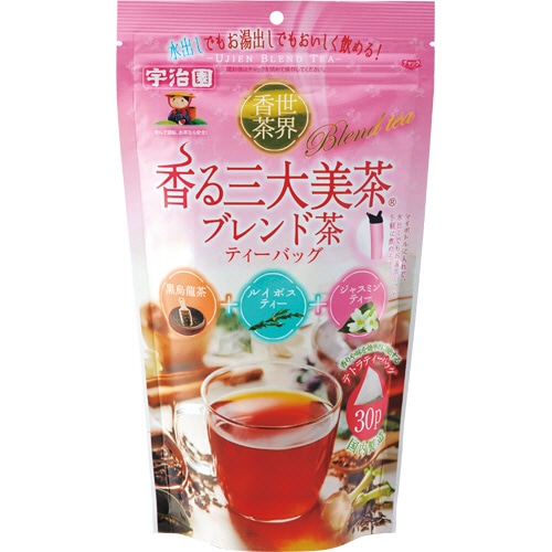 宇治園 香る三大美茶ティーバッグ 1袋(30バッグ)