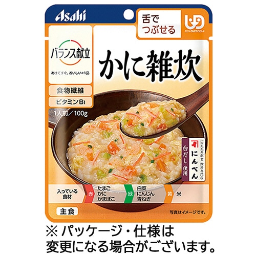 アサヒグループ食品 バランス献立 かに雑炊 100g 1パック