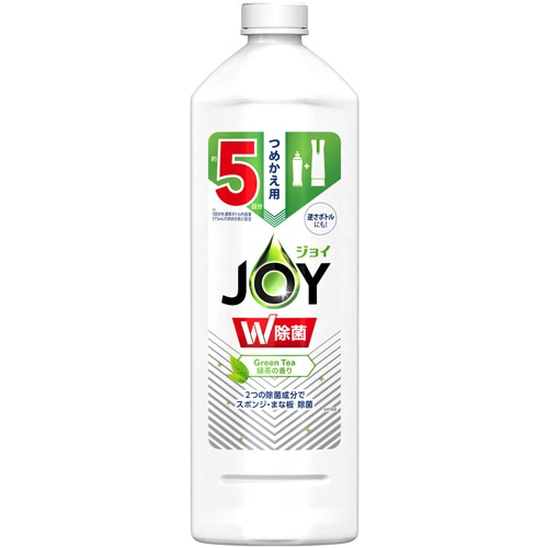 P&G ジョイ W除菌 コンパクト 緑茶の香り つめかえ用 特大 700ml 1本