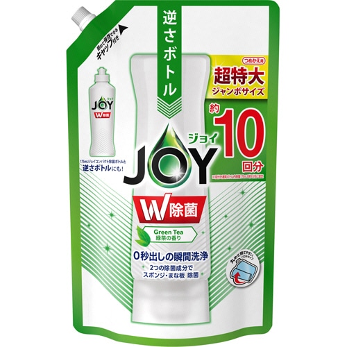 P&G ジョイ W除菌 コンパクト 緑茶の香り つめかえ用 ジャンボサイズ 1330ml 1個