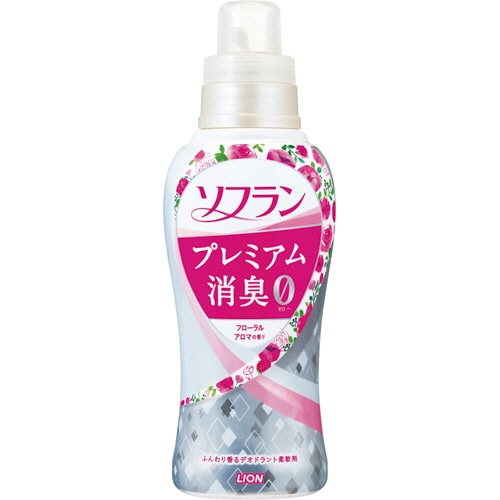 ライオン ソフラン プレミアム消臭 フローラルアロマの香り 本体 550ml 1本