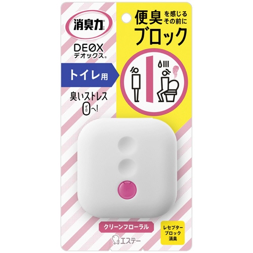 エステー 消臭力 DEOX トイレ用 クリーンフローラル 本体 6ml 1個