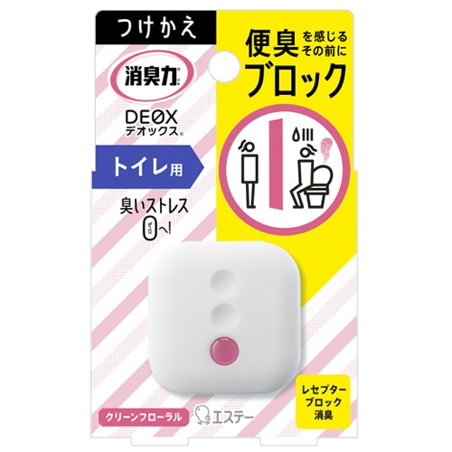 エステー 消臭力 DEOX トイレ用 クリーンフローラル 付替 6ml 1個