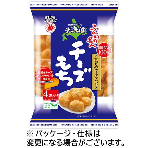 越後製菓 ふんわり名人 北海道チーズもち 16.5g/袋 1パック(4袋)