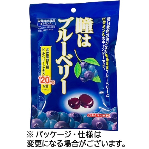 川口製菓 瞳はブルーベリー 83g 1袋