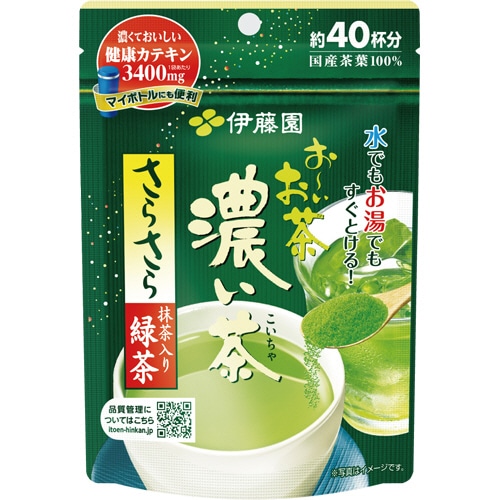 伊藤園 おーいお茶 濃い茶抹茶入りさらさら緑茶 32g 1袋