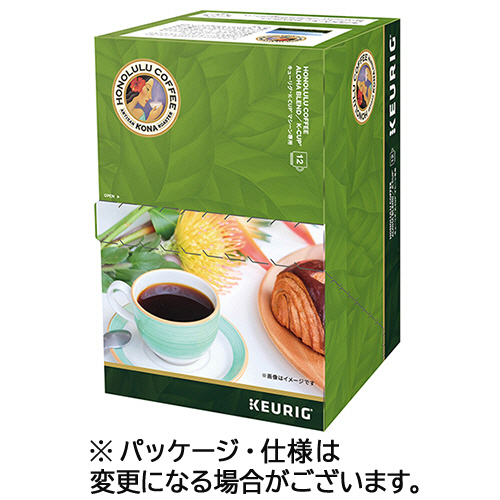 キューリグ　Ｋカップ専用カートリッジ　ホノルルコーヒー　アロハブレンド　１箱（１２杯）