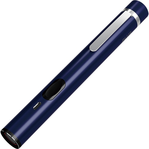 プラス レーザーポインター プレミアムライン 赤色光 ブルー PL-R110BL 1本