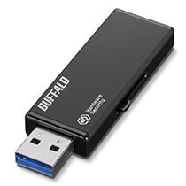 バッファロー 強制暗号化機能搭載 USB3.0対応 セキュリティーUSBメモリー 8GB RUF3-HSL8G 1個