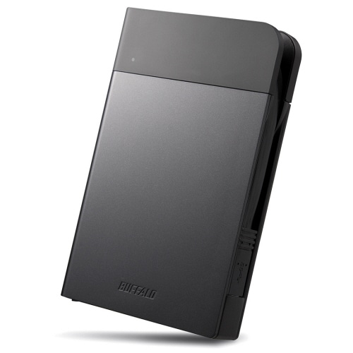 バッファロー MiniStation ICカード対応MILスペック耐衝撃ポータブルHDD 1TB ブラック HD-PZN1.0U3-B 1台