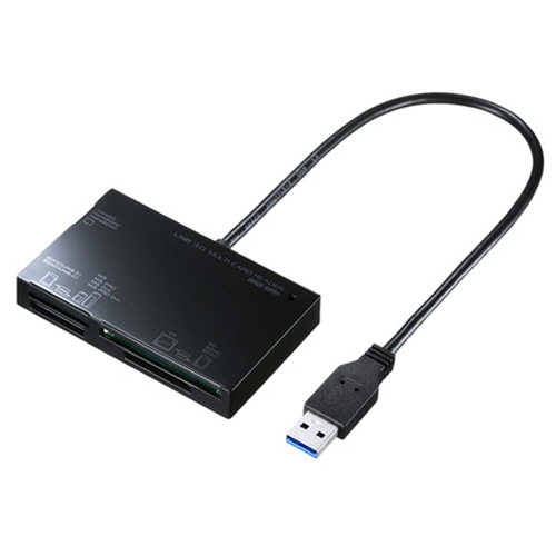 サンワサプライ USB3.0 カードリーダー ブラック ADR-3ML35BK 1個
