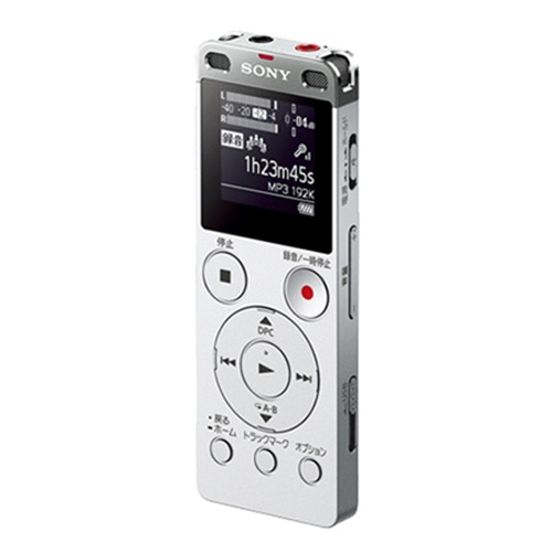 ソニー ステレオICレコーダー FMチューナー付 4GB シルバー ICD-UX560F/S 1台
