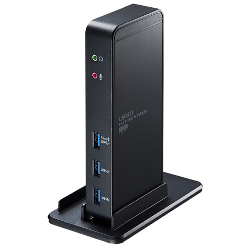 サンワサプライ タブレットスタンド付きUSB3.0ドッキングステーション USB-CVDK3 1台