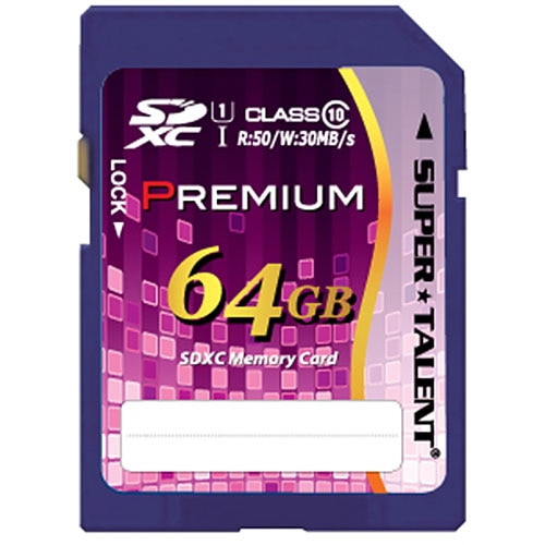 スーパータレント UHS-I対応SDXCメモリーカード CLASS10 64GB ST64SU1P 1枚