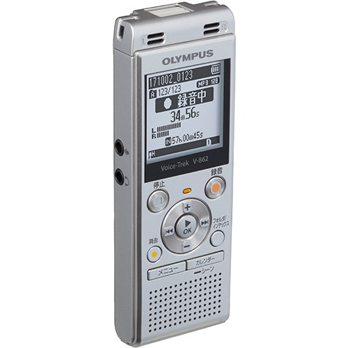 オリンパス ICレコーダー Voice-Trek 4GB シルバー V-862 SLV 1台