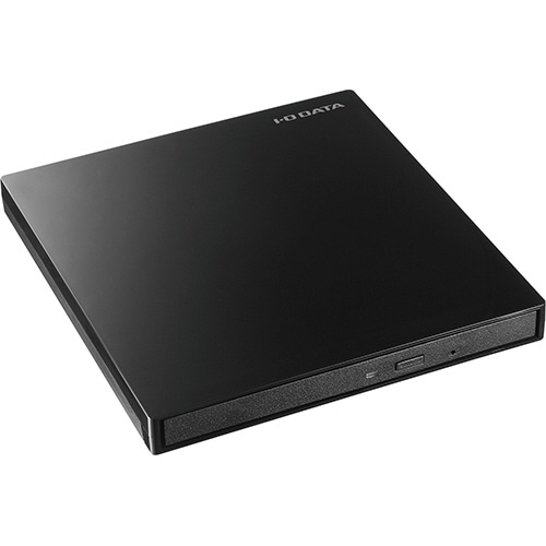 アイオーデータ USB 3.1 Gen1 Type-C対応 バスパワー駆動ポータブルDVDドライブ ピアノブラック DVRP-UT8C2K 1台
