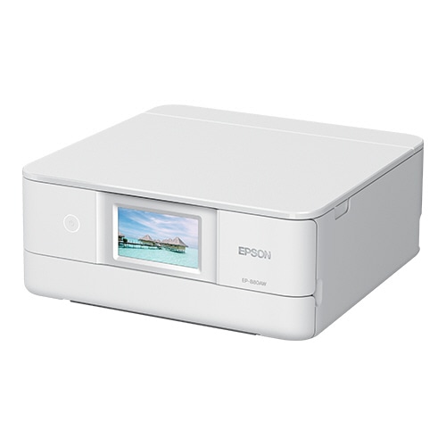 エプソン Colorio インクジェット複合機 A4 ホワイト EP-880AW 1台