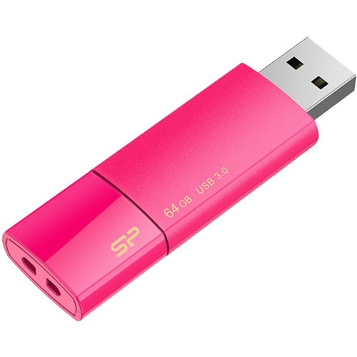 シリコンパワー USB2.0フラッシュメモリ Ultima U05 64GB ピンク SP064GBUF2U05V1H 1個