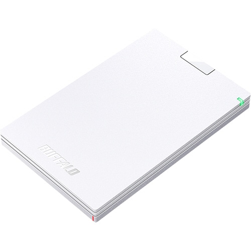 バッファロー MiniStation USB3.1(Gen1)対応 ポータブルHDD 500GB ホワイト HD-PCG500U3-WA 1台