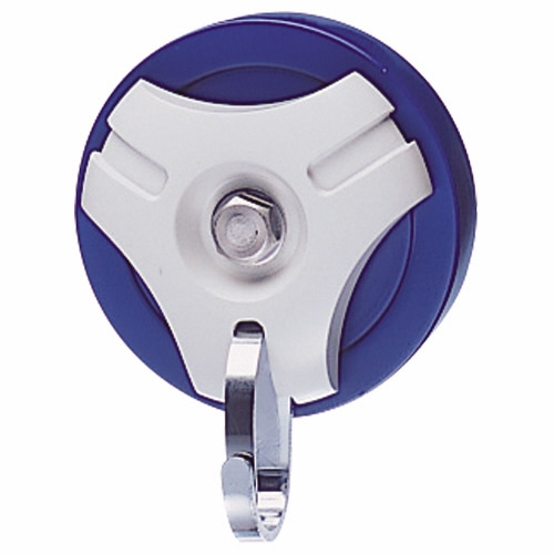 ライオン事務器 マグネットフック ストッパー付シングル 耐荷重5kg ダークブルー MH-30 1個