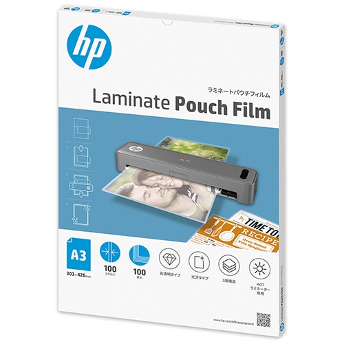HP パウチフィルム A3 100μ PA3100A 1パック(100枚)