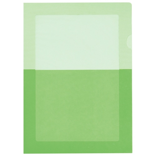 コクヨ ペーパーホルダー(オール紙)(窓付き) A4 グリーン フ-RKM750G 1パック(5枚)