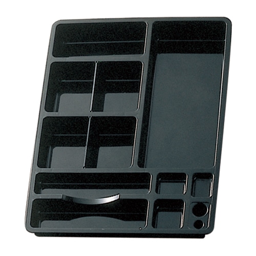 ライオン事務器　デスクイントレー　Ｗ３２０×Ｄ４２５×Ｈ４８ｍｍ　ブラック　ＣＳ－５８　１個