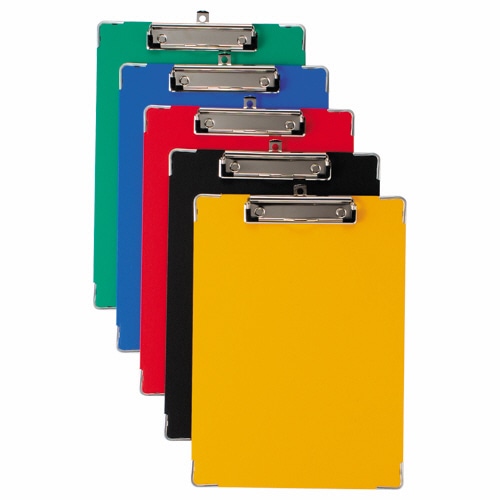 ライオン事務器 カラーボール用箋挟 クロス貼り A4タテ グリーン CS-120C 1枚