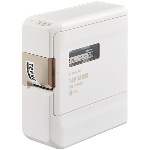 キングジム テプラ PRO ホワイト SR-R2500P-W 1台