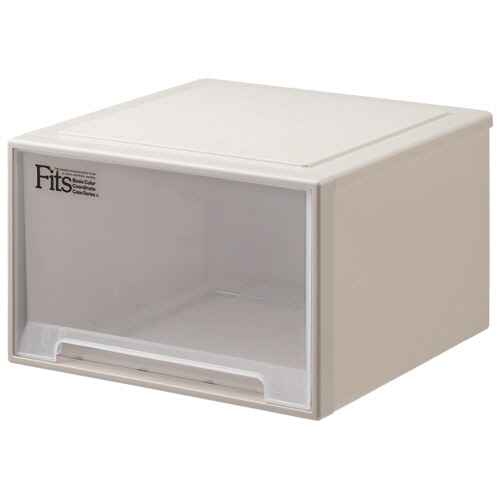 天馬 Fits フィッツケース ワイドディープ W450×D450×H300mm カプチーノ 1個