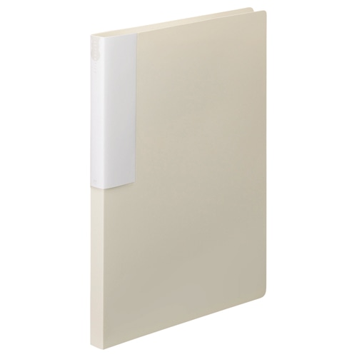 TANOSEE レターファイル(PP) A4タテ 120枚収容 背幅18mm オフホワイト 1冊
