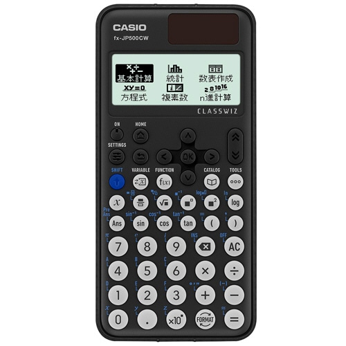 カシオ 関数電卓 10桁 ハードケース付 fx-JP500CW-N 1台