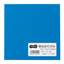 TANOSEE 単色おりがみ あお 1パック(100枚)