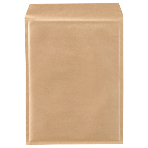 TANOSEE クッション封筒エコノミー A4ワイド用 内寸260×350mm 茶 1パック(100枚)