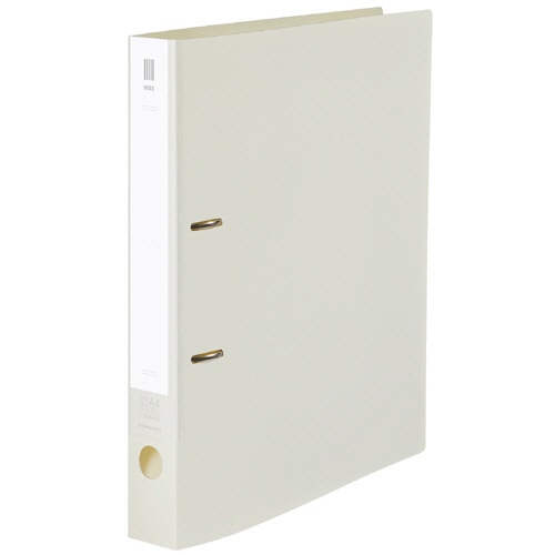コクヨ リングファイル(NEOS) A4タテ 2穴 330枚収容 リング内径35mm 背幅42mm オフホワイト フ-NE440W 1冊