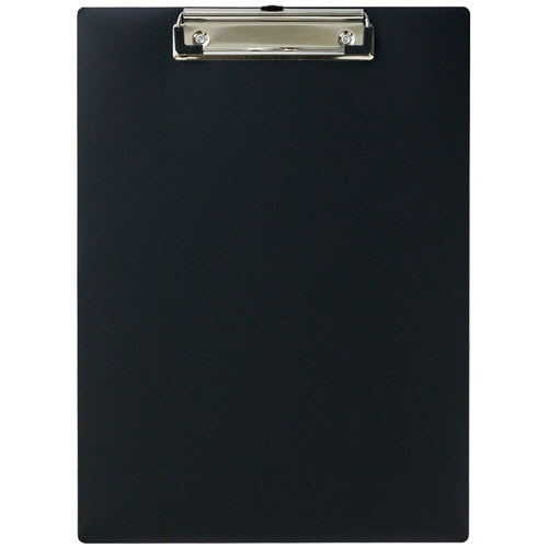 リヒトラブ 軽量クリップボード(抗菌) A4タテ 黒 A-2990-24 1枚