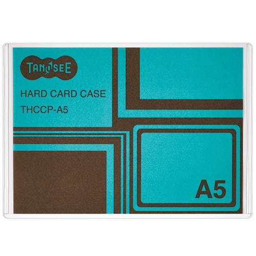 TANOSEE ハードカードケース A5 再生PET 1枚