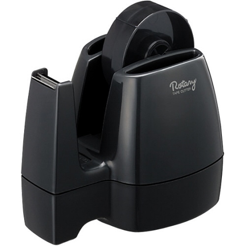 コクヨ テープカッター<ロータリー> 黒 T-M13D 1台