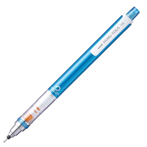 三菱鉛筆 シャープペンシル クルトガ スタンダードモデル 0.5mm (軸色:ブルー) M54501P.33 1本