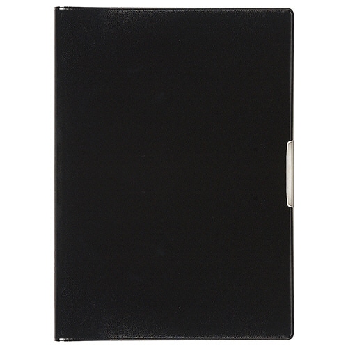 ナカバヤシ カバーノート A5 7mmヨコ罫 80枚 ブラック PB-A501-D 1冊