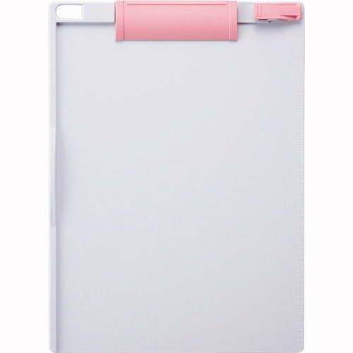ソニック クリップボード A4タテ ピンク×ライトグレー CB-349-RL 1枚
