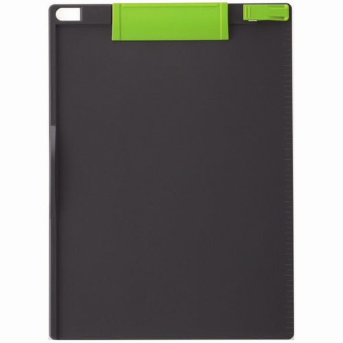 ソニック クリップボード A4タテ 緑×ダークグレー CB-307-GG 1枚