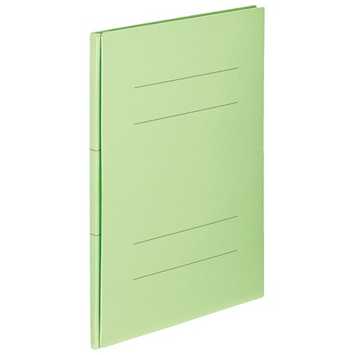 ＴＡＮＯＳＥＥ　背幅伸縮フラットファイル（エコノミータイプ）　Ａ４タテ　約８００枚収容　背幅１８－９８ｍｍ　グリーン　１冊