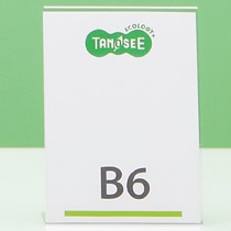 TANOSEE 再生PETサインスタンド 片面用 B6タテ 1個