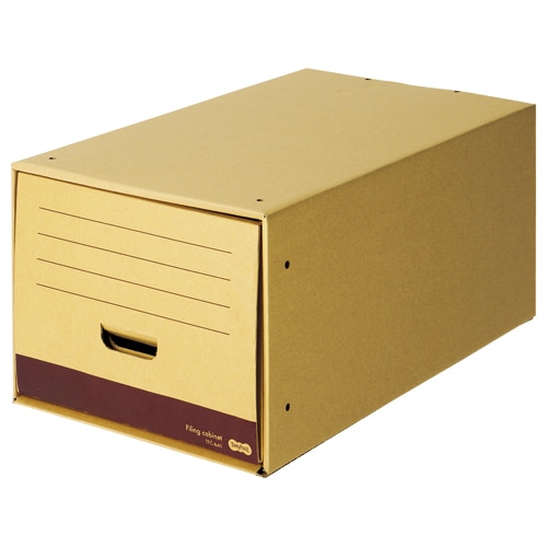 TANOSEE ファイリングキャビネット ロングタイプ A4用 内寸W322×D544×H263mm 1個